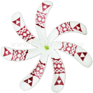FSH430-D Artificial Foam Tiare Flowers (Type B Tribal-D) Sample1