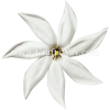 FSH451 Artificial Foam Tiare Flowers (Type BA), 3½" & 5", White color