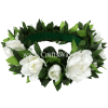Silk Gardenia Velcro Headband, Hawaiian Flower Headband, Flower Haku Headband