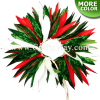 HB05-02 Combination Braided Heliconias & Smooth Leaves (2 Tone)