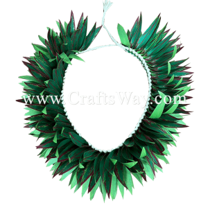 HK011-01 Braided Smooth Leaves Headband #01