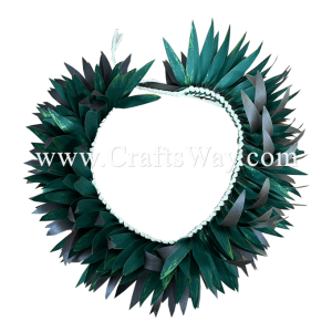 HK011-03 Braided Smooth Leaves Headband #03