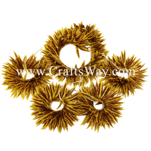 HULA-SET02 Braided Smooth Leaves Hula Set #2