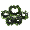 HULA-SET04 Braided Smooth Leaves Hula Set #4