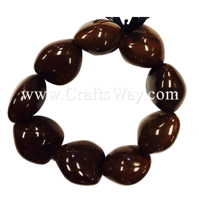 Kukui Nut Bracelet CraftsWay. LLC Artificial Flowers Crafts Items