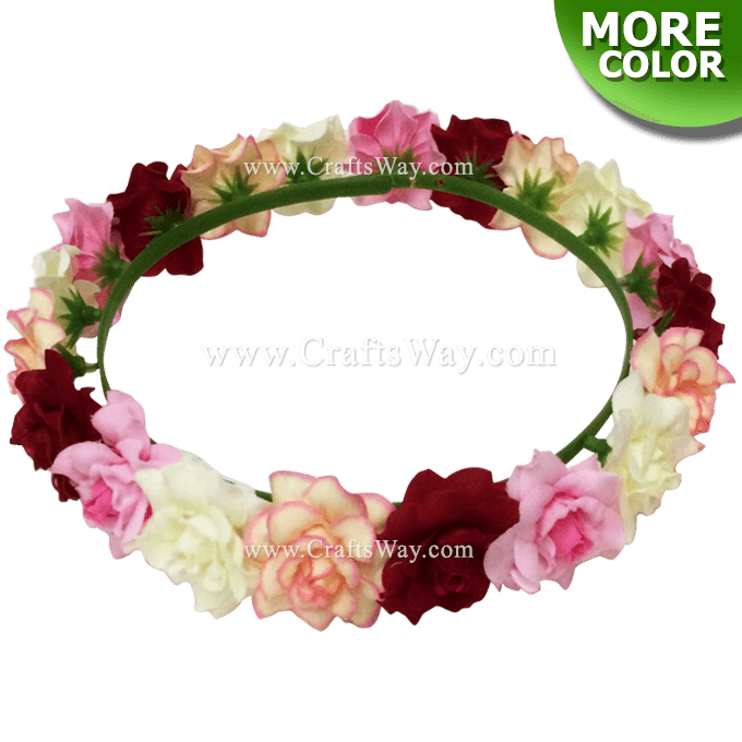 How to make a beautiful ribbon rose headband - YouTube