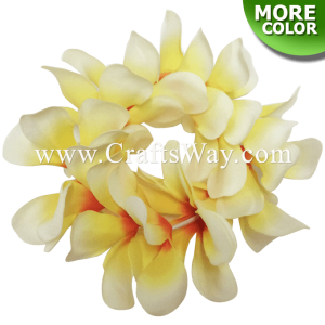 WRB-302 Elastic Silk Plumeria Wristband