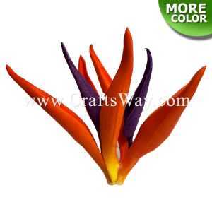 FSH1301 Artificial Foam Bird of Paradise Flowers, available in sizes 4 inches and in 3 colors.