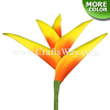 FSH1401 Artificial Foam Heliconia Flowers, available in sizes 4.5 inches and in 23 colors.
