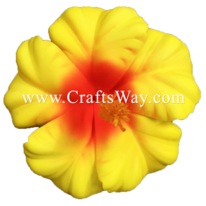 FSH502 Artificial Foam Hibiscus Flowers (Type A Size L) Sample2