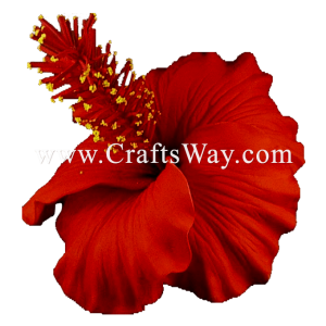 FSH510 Artificial Foam Hibiscus Flowers (Type H) Sample2