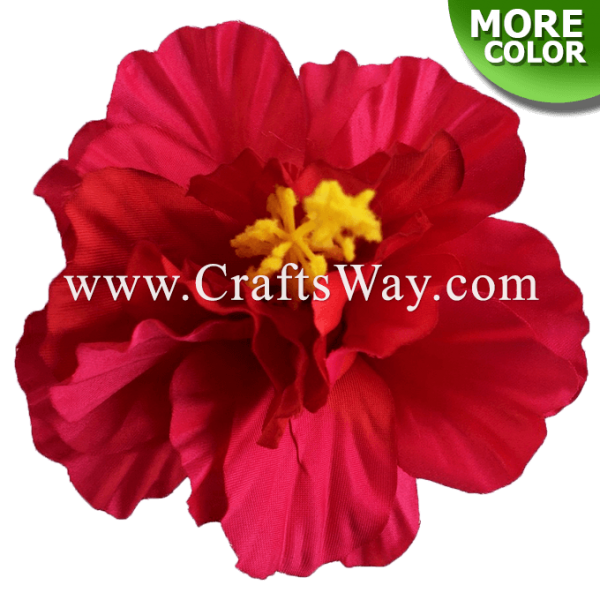 4" Silk Double Hibiscus CraftsWay.,LLC Artificial Flowers & Crafts Items