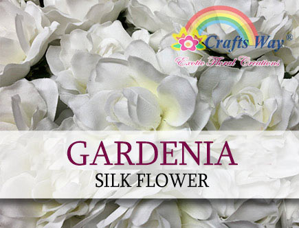Gardenia Silk Flower, Artificial Silk Gardenia, Hawaiian Artificial Gardenia Silk Flower | CraftsWay.com