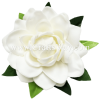 CMS-005 Custom Made Flower Hairpiece, Foam Gardenia (P) Hair Clip