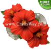 CMS-006 Custom Made Flower Hairpiece, Hibiscus (B) Hair Clip
