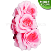 CMS-013 Custom Made Flower Hairpiece, Rose Hair Clip