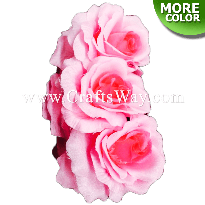 Silk Rose Hair Clip - CraftsWay.,LLC Artificial Flowers & Crafts Items