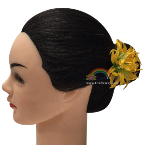 CMS-031 Custom Made Flower Hairpiece, Small Spider Lily Hair Clip Sample