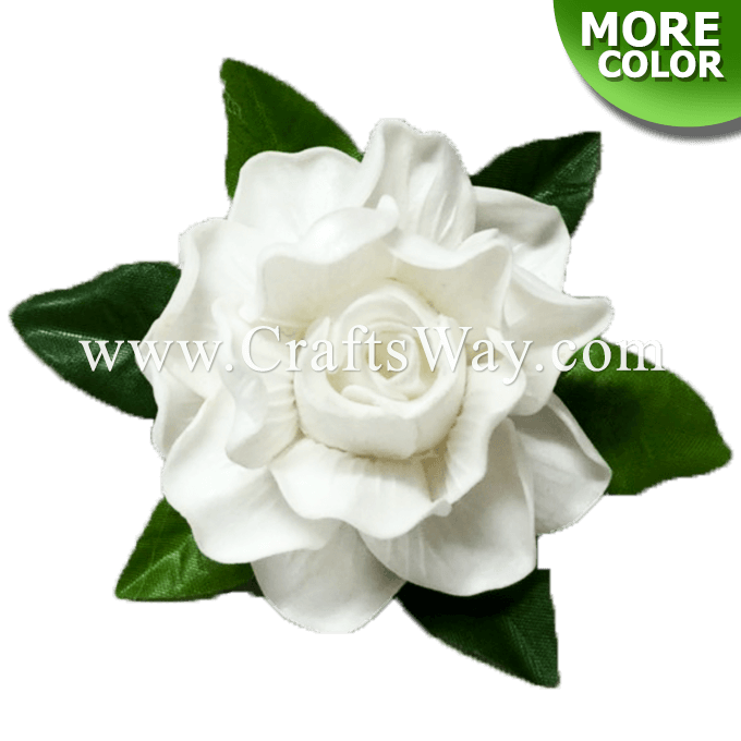 Foam Gardenia (G) Hair Clip - CraftsWay.,LLC Artificial Flowers & Crafts  Items