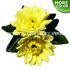 CMS-054 Custom Made Flower Hairpiece, Mum Hair Clip