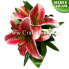 CMS-056 Custom Made Flower Hairpiece, Lily Hair Clip
