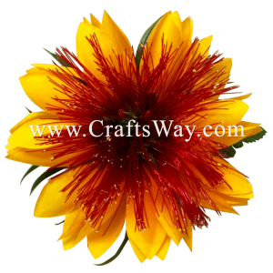 CMS-059 Custom Made Flower Hairpiece, Lehua & Champa Hair Clip