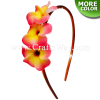 FHB2-001 Custom Made Flower Hairpiece, Plumeria (I) Headband