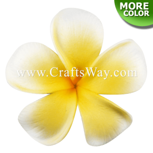 FSHSPN-Bulk Artificial Foam Plumeria Flowers (Type NEW SINGAPORE)