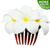 HCS-001 Custom Made Flower Hairpiece, Plumeria Hair Comb