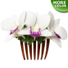 HCS-004 Custom Made Flower Hairpiece, Dendrobium (B) Hair Comb