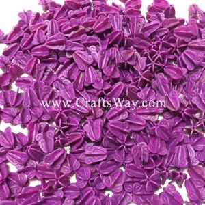 PLF-107 Artificial Plastic Crown Flower (Purple)