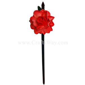 WD1F-401 Custom Made Flower Hairpiece, Gardenia (G) Hair Stick