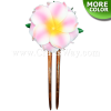 WD2F-102 Custom Made Flower Hairpiece, Plumeria (A) Hair Stick