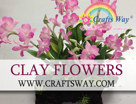 Hawaiian Artificial Clay Flower | CraftsWay.com