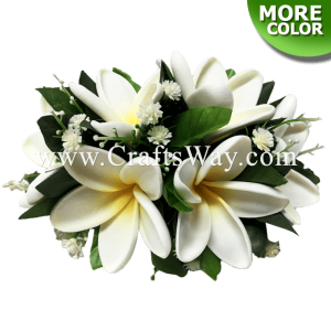 CML-001 Custom Made Flower Hairpiece, Plumeria Q (S) Hair Clip