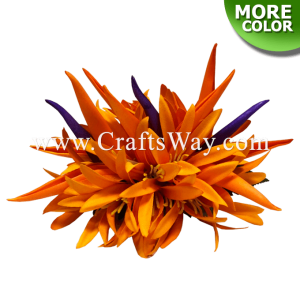 CML-006 Custom Made Flower Hairpiece, Spider Lily & Bird of Paradise Hair Clip, Hairpiece Made in Hawaii, Hair Accessories for Hawaiian Wedding Items, Hula Dancer