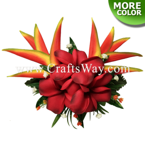 CML-026 Custom Made Flower Hairpiece, Plumeria (Z) Hair Clip