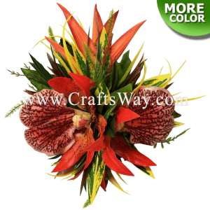 CML-032 Custom Made Flower Hairpiece, Tropical Hair Clip