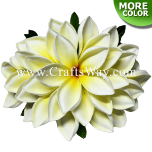 CML-042 Custom Made Flower Hairpiece, Plumeria (N) Hair Clip