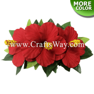 CMM-005 Custom Made Flower Hairpiece, Hibiscus Hair Clip