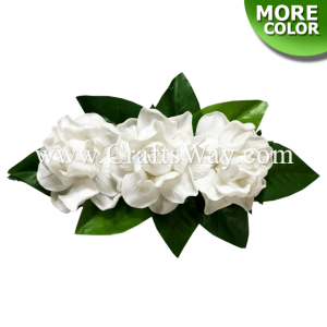 CMM-007 Custom Made Flower Hairpiece, Gardenia (G) Hair Clip