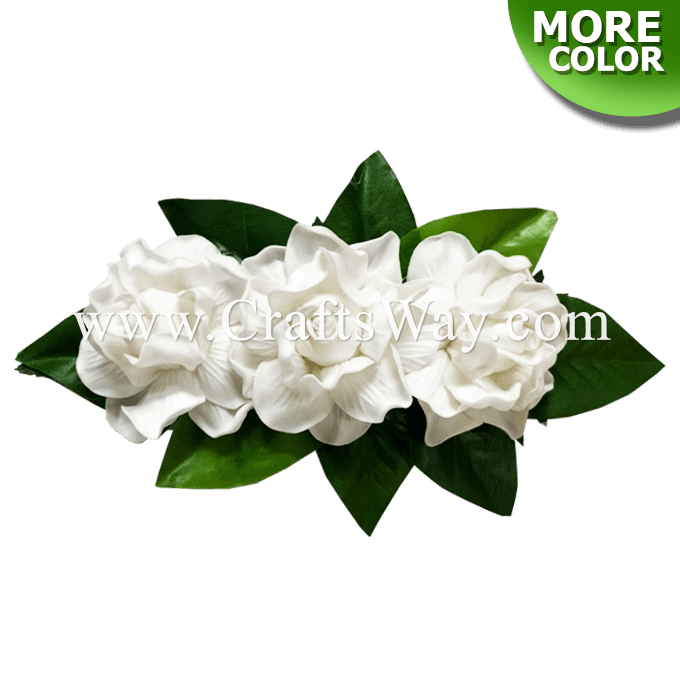 Foam Gardenia (G) Hair Clip - CraftsWay.,LLC Artificial Flowers & Crafts  Items