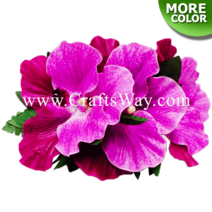 CMM-010 Custom Made Flower Hairpiece, Orchid Hair Clip