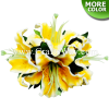 CMM-012 Custom Made Flower Hairpiece, Lily (E) Hair Clip