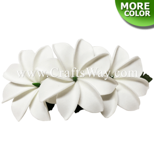 CMM-031 Custom Made Flower Hairpiece, Tiare (K) Hair Clip