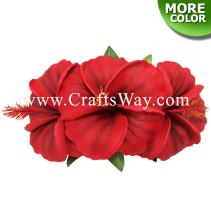 CMM-044 Custom Made Flower Hairpiece, Hibiscus (O) Hair Clip