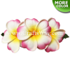 CMM-047 Custom Made Flower Hairpiece, Plumeria (GA) Hair Clip