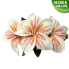CMM-054 Custom Made Flower Hairpiece, Plumeria (HI) Hair Clip