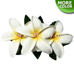 CMM-078 Custom Made Flower Hairpiece, Plumeria (GU) Hair Clip