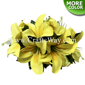 CMM-081 Custom Made Flower Hairpiece, Lily (S) Hair Clip